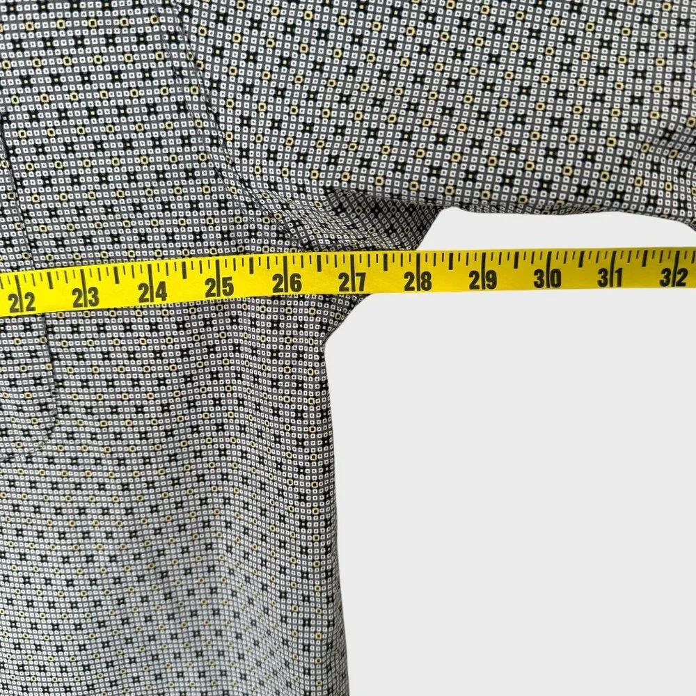 Cinch Geometric Button-Down Shirt Gray Men's Size XXL Western Cowboy Long-Sleeve